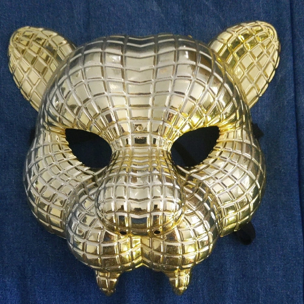 Gold Cat Mask
